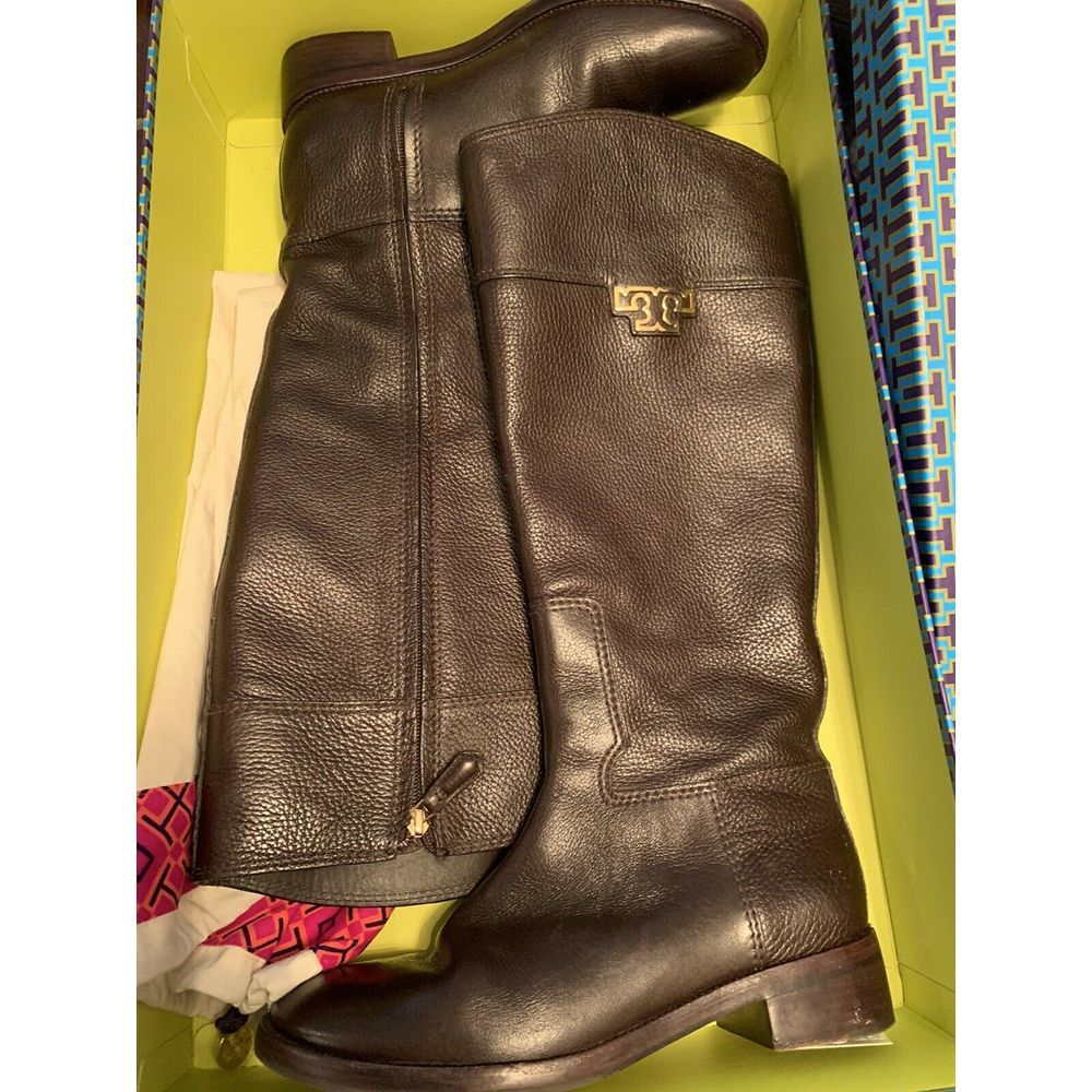 Tory Burch  Joanna Tall Leather Riding Boots